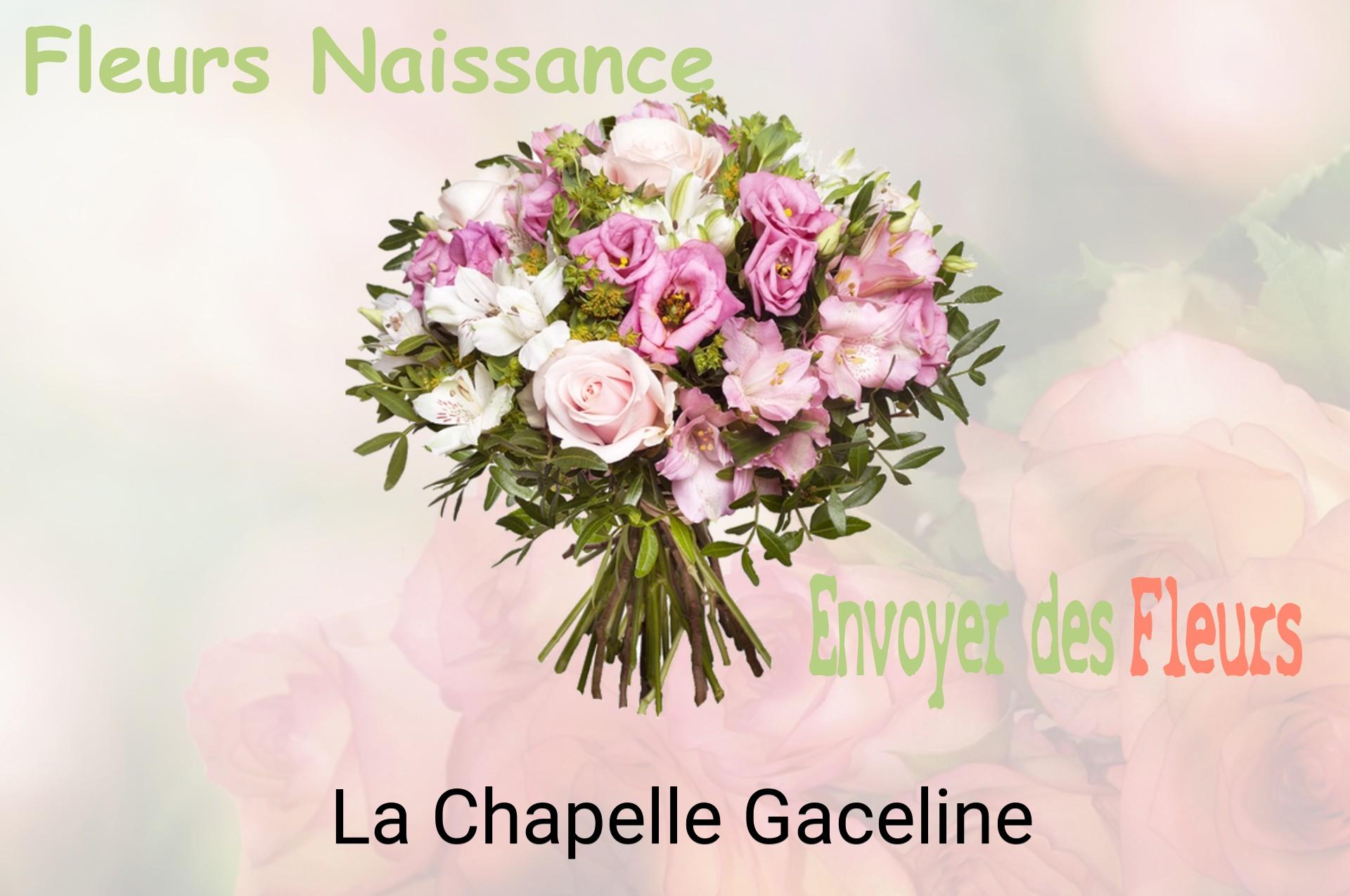 Bouquet de fleurs de naissance livré à La Chapelle-Gaceline